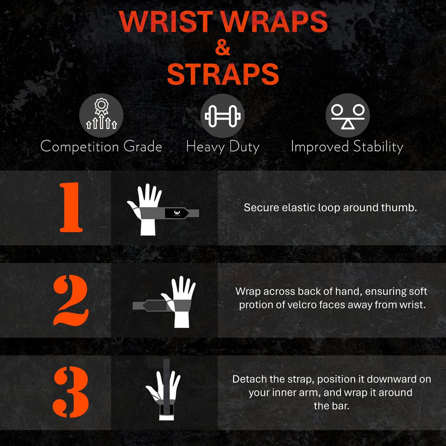 2-in-1 Gym Strap-Wrap